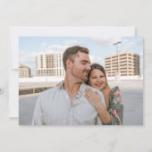 トロピカルエレガントビーチフォトウェディングSave the Date セーブザデート (裏面)