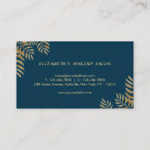 トロピカルエレガントメイクアップアーティスト 名刺 (裏面)