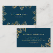 トロピカルエレガントメイクアップアーティスト 名刺 (正面/裏面)