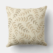 トロピカルエレガント離れホテルオンシャンパンベージュ クッション (裏面)