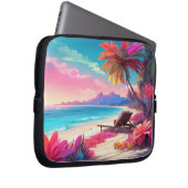トロピカルエレクトロニクスバッグ ラップトップスリーブ (正面右)