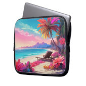 トロピカルエレクトロニクスバッグ ラップトップスリーブ (正面左)