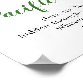 トロピカルエレファントボーイ赤ちゃんシャワーおしゃぶり狩り ポスター (角)