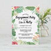 トロピカルエンゲージメントアロハパーティー招待状 招待状 (スタンド正面)