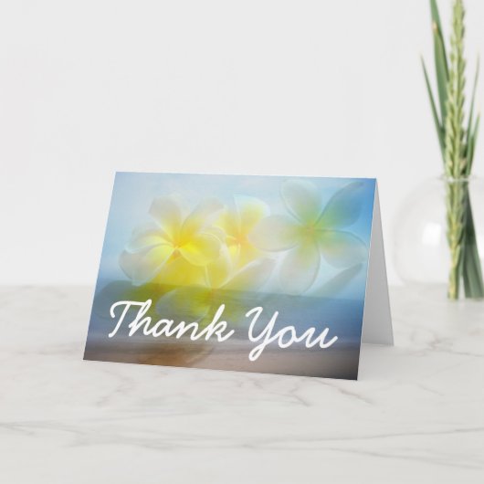 トロピカルオアシスウェディング サンキューカード (正面)