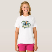 トロピカルオウムテーマ Tシャツ (正面フル)