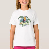 トロピカルオウムテーマ Tシャツ (正面)