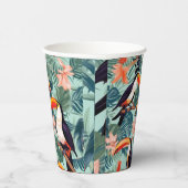 トロピカルオウム紙ナプキンス 紙コップ (右)