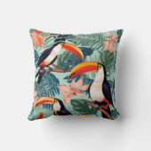 トロピカルオウム クッション (裏面)