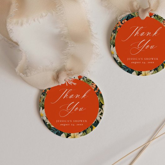 トロピカルオレンジの楽園 サンキュー フェイバータグ