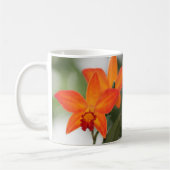トロピカルオレンジオーキッドマグ コーヒーマグカップ (左)