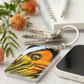 トロピカルオレンジシロウガニ キーホルダー (正面右)