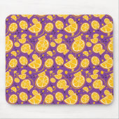 トロピカルオレンジスライスウェッジシトラスサマーフルーツ マウスパッド (正面)
