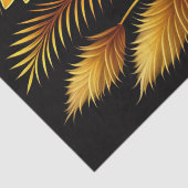 トロピカルオレンジフローラアートワーク 薄葉紙 (詳細)