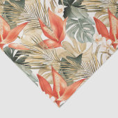 トロピカルオレンジ アンセリウム 花 ブライダルシャワー 薄葉紙 (詳細)