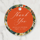 トロピカルオレンジ paradise サンキュー フェイバータグ (裏面)