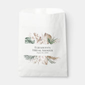 トロピカルオーキッドとモンステラのブライズシャワー フェイバーバッグ (正面)