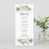 トロピカルオーキッドとモン結婚ステラのメニューカード メニュー (スタンド正面)