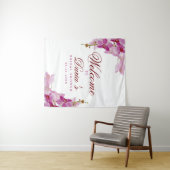 トロピカルオーキッドフォトドロップ タペストリー (インサイチュ(横))