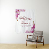 トロピカルオーキッドフォトドロップ タペストリー (インサイチュ)