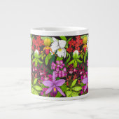 トロピカルオーキッドフローラガーデンジャンボマグ ジャンボコーヒーマグカップ (正面)