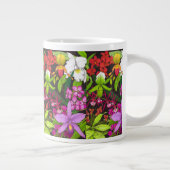 トロピカルオーキッドフローラガーデンジャンボマグ ジャンボコーヒーマグカップ (右)