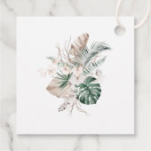 トロピカルオーキ結婚ュルウェルカムギフトラベル フェイバータグ (裏面)