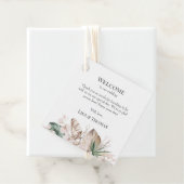 トロピカルオーキ結婚ュルウェルカムギフトラベル フェイバータグ (インサイチュ)