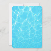 トロピカルオーシャンウェディング 招待状 (裏面)