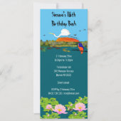 トロピカルオーストラリアインスパイアカドゥ 招待状 (正面)