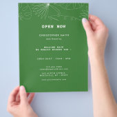 トロピカルオートディテールサービス チラシ (手)