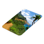 トロピカルカウアイネパールコーストハワイ マグネット (左側)