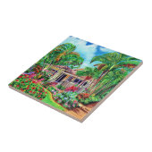 トロピカルカウアイビーチハウスセラミックタイル タイル (側面)