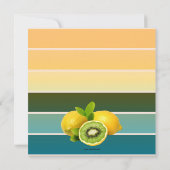 トロピカルカクテルサマービーチバースデーパーティー 招待状 (裏面)