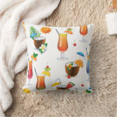 トロピカルカクテルドリンク装飾装飾用クッション クッション (ブランケット)