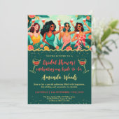 トロピカルカクテルブライダルシャワー 招待状 (スタンド正面)