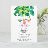 トロピカルカクテルブライダルシャワー 招待状 (スタンド正面)