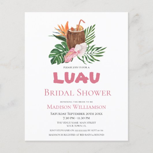 トロピカルカクテルルアーブライダルシャワー (正面)