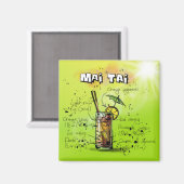 トロピカルカクテルレシピ マグネット (正面/裏面)