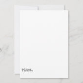 トロピカルカクテル卒業パーティー招待状 招待状 (裏面)