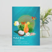 トロピカルカクテル卒業パーティー 招待状 (スタンド正面)