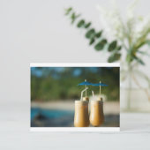 トロピカルカクテル2杯 ポストカード (スタンド正面)