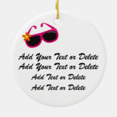 トロピカルカクテル セラミックオーナメント (裏面)