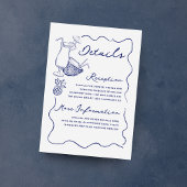 トロピカルカクテル&パイナップル結婚ズ詳細 エンクロージャーカード