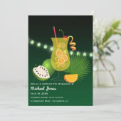 トロピカルカクテル 卒業パーティー招待状 招待状 (スタンド正面)