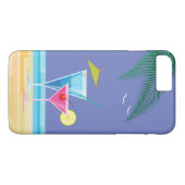 トロピカルカクテル iPhone 7 Plus ケース - 紫 Case-Mate iPhoneケース (裏面(横))