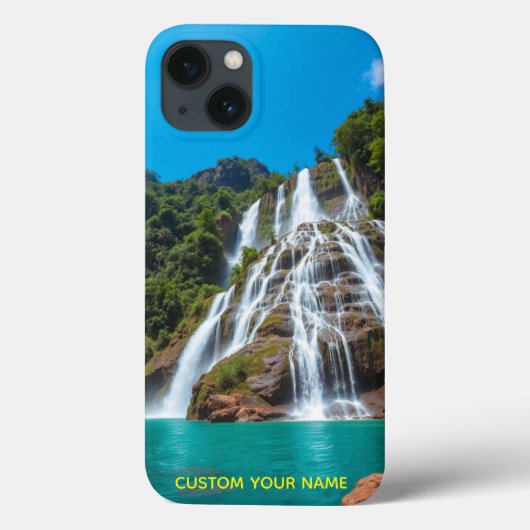「トロピカルカスケード - あなたのポケットに自然の力」 Case-Mate iPhoneケース (裏面)
