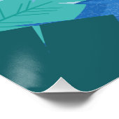 トロピカルカスタムサマービッグセールビジネス広告 ポスター (コーナー)