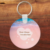 トロピカルカスタムビーチ キーホルダー (正面)