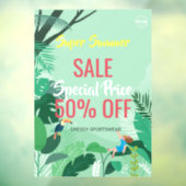 トロピカルカスタム・エンド・オブ・シーズン販売ビジネス広告 ウィンドウサイン (シート3)